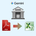 Cómo pasar resúmenes bancarios en PDF a Excel con clasificación contable en Gemini