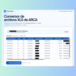 Conversor gratuito de archivos XLS de Mis Retenciones de ARCA